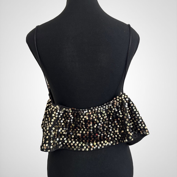 Brand New - Cropped Sequin tank top - Picture 3 of 5